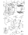 Схема №1 ADG 7557 с изображением Микромодуль для посудомоечной машины Whirlpool 481221838315