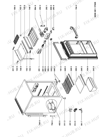 Схема №1 ART 2250/G с изображением Дверь для холодильника Whirlpool 481241618284