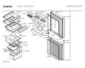 Схема №2 KG21V61TI с изображением Крышка для холодильной камеры Siemens 00435343