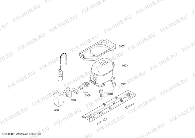 Схема №2 KSK38V64 с изображением Дверь для холодильника Bosch 00246074