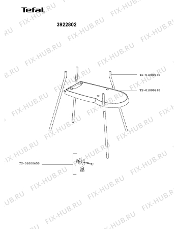 Взрыв-схема гриля Tefal 3922802 - Схема узла 3922802_.__2