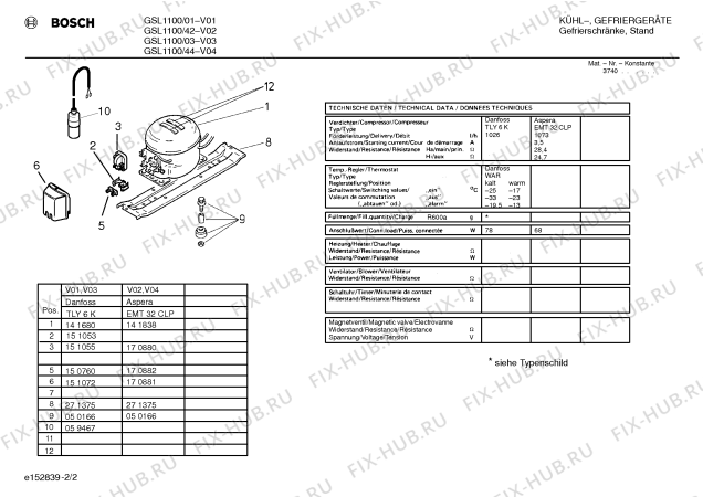Схема №1 GSL1198 с изображением Емкость для заморозки для холодильной камеры Bosch 00271637