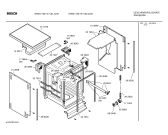 Схема №3 SRS4712II с изображением Передняя панель для посудомойки Bosch 00366017