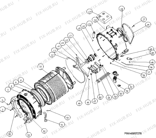 Взрыв-схема стиральной машины Zanussi ZWG1140M - Схема узла Functional parts 267