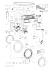 Схема №1 AWM 5100/2 с изображением Обшивка для стиралки Whirlpool 481245214131