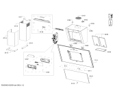 Схема №1 D36DT57N0B NEFF с изображением Рамка для вытяжки Bosch 00714023