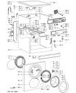 Схема №1 AWM 161 с изображением Тумблер для стиралки Whirlpool 481228210298
