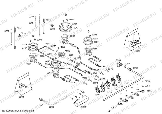 Взрыв-схема плиты (духовки) Bosch PRR726B90E ENC.PRR726B90E 4G+1W C70F IH5 BOSCH - Схема узла 02