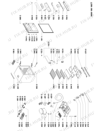 Схема №1 5100200005 с изображением Дверца для холодильной камеры Whirlpool 481010551213