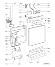 Схема №2 GSFH 1466 WS с изображением Блок управления для посудомоечной машины Whirlpool 481221838523