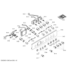 Схема №2 HEN760640 с изображением Панель управления для электропечи Bosch 00449817