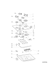 Схема №1 FTGHL641DIXALPG (F100504) с изображением Поверхность для духового шкафа Indesit C00386819