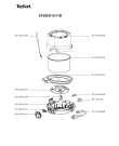 Схема №1 EF250O13/11A с изображением Элемент корпуса для электрофондюшницы Tefal TS-01026330