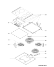 Схема №1 AKS 309 LX с изображением Поверхность для электропечи Whirlpool 481010623774