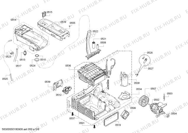 Схема №3 WTW842E0SN Avantixx 8 selfCleaning condenser с изображением Силовой модуль запрограммированный для электросушки Bosch 00633034