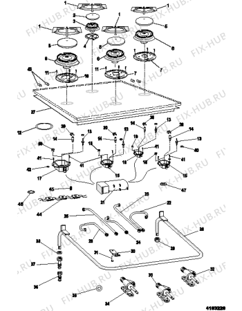 Схема №2 C649PVWF (F021688) с изображением Обшивка для электропечи Indesit C00065160