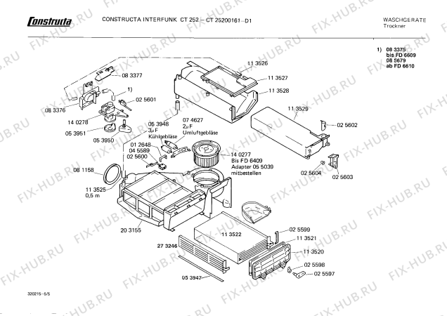 Схема №1 CT25200161 INTERFUNKCT252 с изображением Ручка для сушильной машины Bosch 00085145