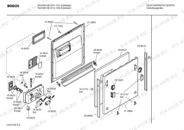 Схема №4 SE65590 с изображением Краткая инструкция для посудомоечной машины Siemens 00528845