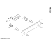Схема №5 HBA533BW0 с изображением Панель управления для духового шкафа Bosch 11020846