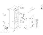 Схема №2 KGN39XW34R Bosch с изображением Дверь морозильной камеры для холодильной камеры Bosch 00776861