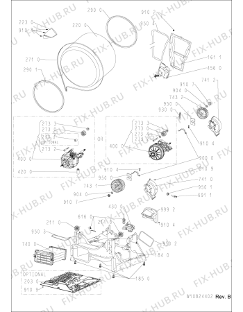 Схема №2 TRWP 82100 с изображением Индикаторная лампа для стиралки Whirlpool 481010746308