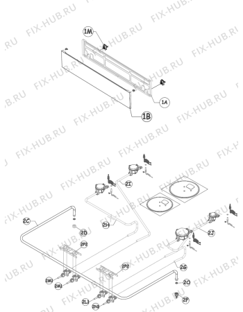 Схема №4 KK92202HW (354964) с изображением Панель для электропечи Gorenje 417065