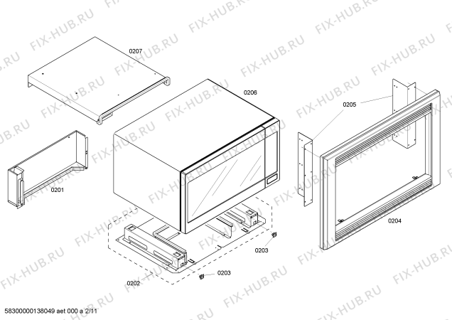Схема №7 HMB8020 с изображением Модуль для духового шкафа Bosch 00643067