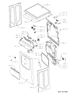 Схема №1 AWZ 2303 с изображением Обшивка для сушильной машины Whirlpool 481245214365