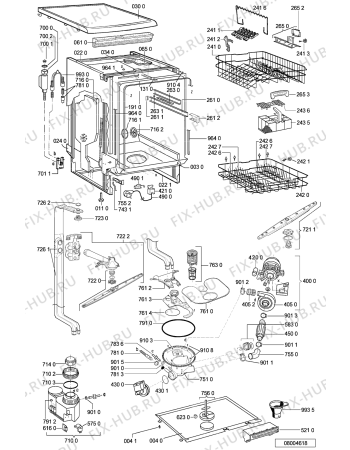 Схема №2 GSFP 2924/1 WS с изображением Обшивка для посудомоечной машины Whirlpool 481245373305