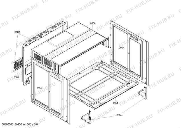 Схема №3 HEN300571 с изображением Панель управления для духового шкафа Bosch 00662960