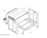 Схема №3 HEN300540 с изображением Панель управления для плиты (духовки) Bosch 00660044