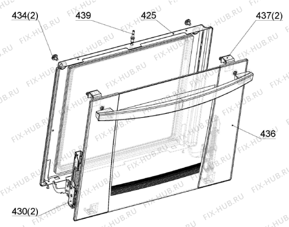 Взрыв-схема вытяжки Gorenje E4402K  A42001042 NO   -White FS 50 (182153, A42001042) - Схема узла 04