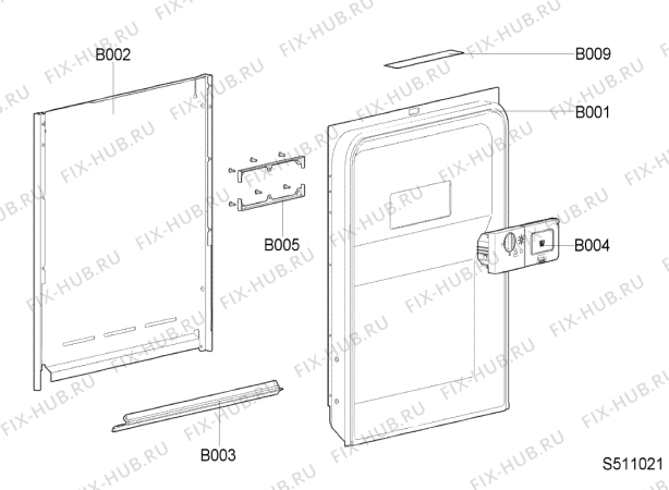 Схема №6 GSX 4966/1 G с изображением Панель для посудомойки Whirlpool 481244011077