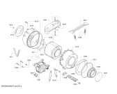 Схема №1 WM12N0A7DN с изображением Уплотнитель для стиральной машины Bosch 10003086