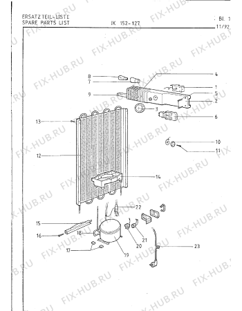 Схема №4 IK152127 с изображением Уплотнитель для холодильной камеры Bosch 00211959