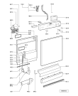 Схема №1 C 572/BL с изображением Модуль (плата) управления для посудомоечной машины Whirlpool 481221838473