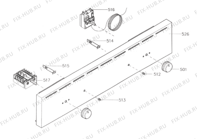 Взрыв-схема плиты (духовки) Gorenje B59EW1   -White (900000803, B59) - Схема узла 02