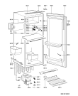 Схема №1 ARG 737/A/3 с изображением Шарнир для холодильной камеры Whirlpool 481231028374