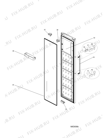 Схема №3 UPAH1832KUK (F089865) с изображением Другое для холодильной камеры Indesit C00552839