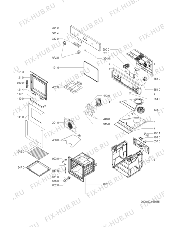 Схема №1 AKP 239 IX с изображением Обшивка для электропечи Whirlpool 481245249178