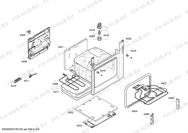 Схема №1 FRS3210ETD Profilo с изображением Кронштейн для плиты (духовки) Bosch 00646999