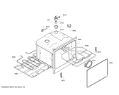 Схема №4 B14M42N0S с изображением Панель управления для плиты (духовки) Bosch 00704929