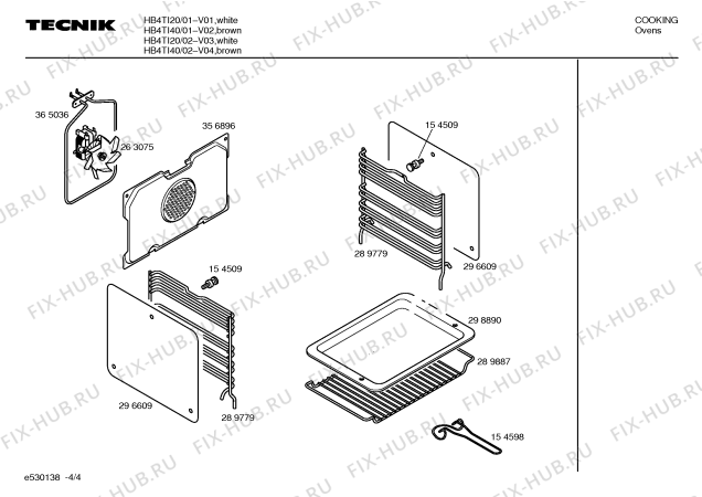 Схема №3 HB4TI40 с изображением Переключатель для плиты (духовки) Bosch 00173462