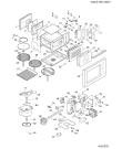 Схема №1 MWHZ33K (F035235) с изображением Корпусная деталь для микроволновой печи Indesit C00118758