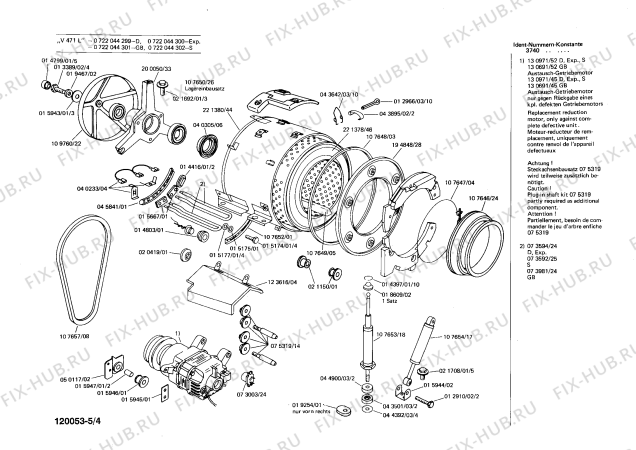 Схема №3 WV930030 с изображением Пружинка Bosch 00018583
