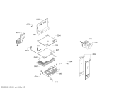 Схема №3 KD56NVI34N SIEMENS с изображением Дверь морозильной камеры для холодильной камеры Bosch 00776165