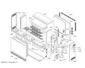 Схема №1 46/2568 VFDi60B с изображением Боковая часть корпуса для стиральной машины Bosch 00475798