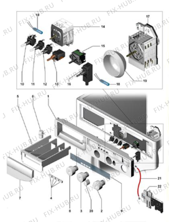 Взрыв-схема стиральной машины Ariston AP1246CTX (F015096) - Схема узла