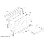 Схема №4 HBG76U650 Bosch с изображением Панель управления для плиты (духовки) Bosch 00741276