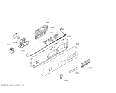 Схема №2 SF2HNH5 Art:883 927 с изображением Передняя панель для электропосудомоечной машины Bosch 00442926